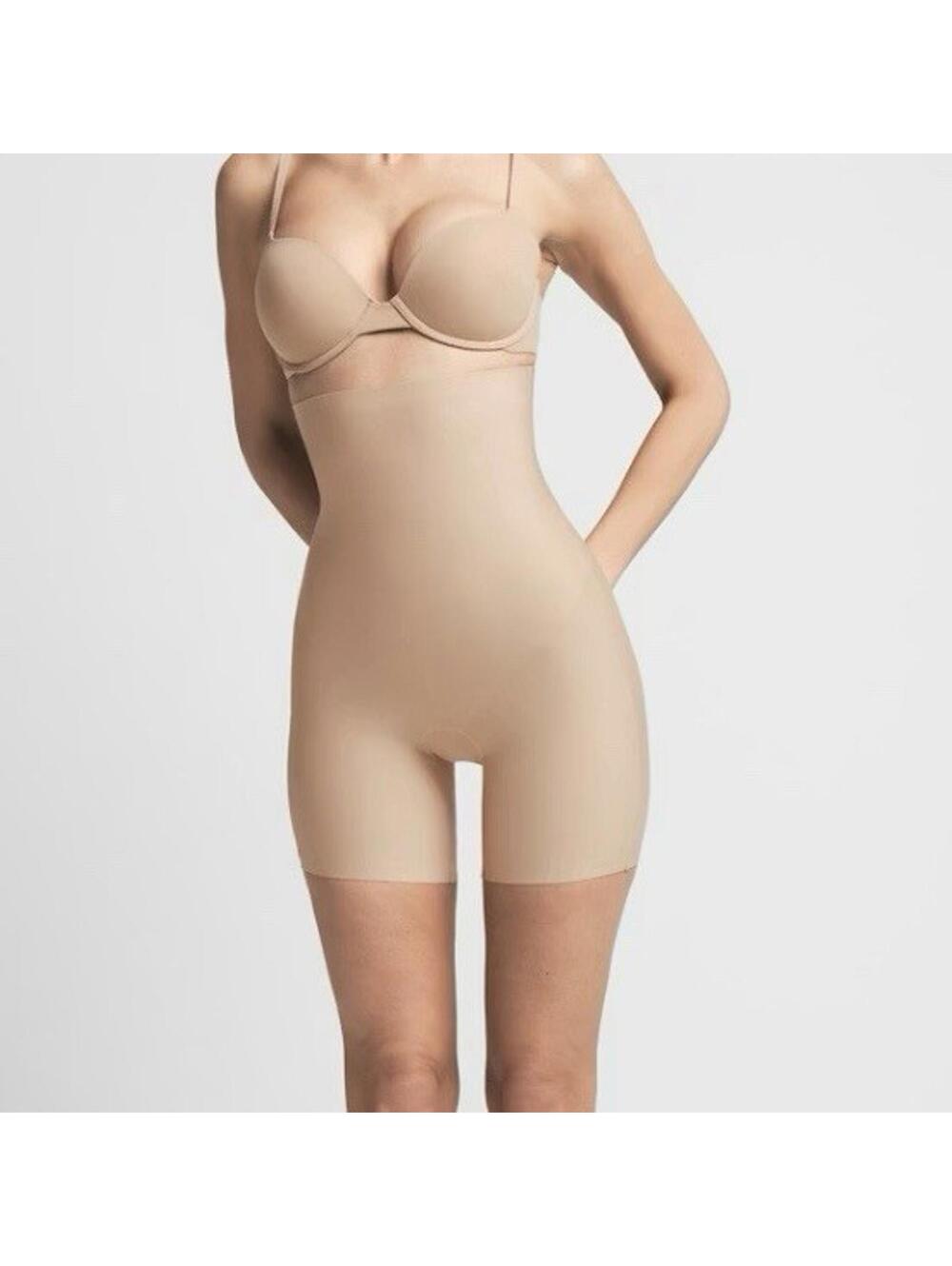 SKIMS Core Sculpt High Waisted Shorts Heavy Compression Nude XS NEW